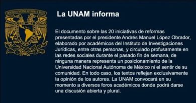Académicos y periodistas critican a la UNAM por deslindarse de análisis crítico de reformas de López Obrador