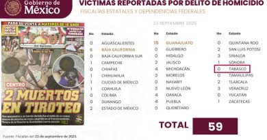 Sheinbaum duda si la dejarán terminar el sexenio, pero lo más grave es que ignora la violencia que azota a Tabasco: Beaurregard