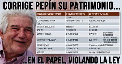 Sigue saliendo la pudrición: ¡Ya son 15 los ranchos de José Ramiro López Obrador!