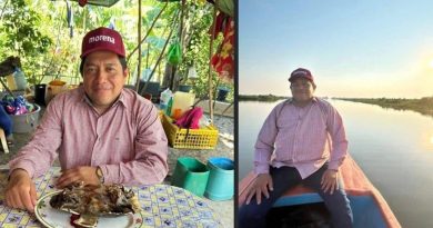 Dirigente de Morena en Tabasco, presume consumo de especie protegida y luego borra la evidencia