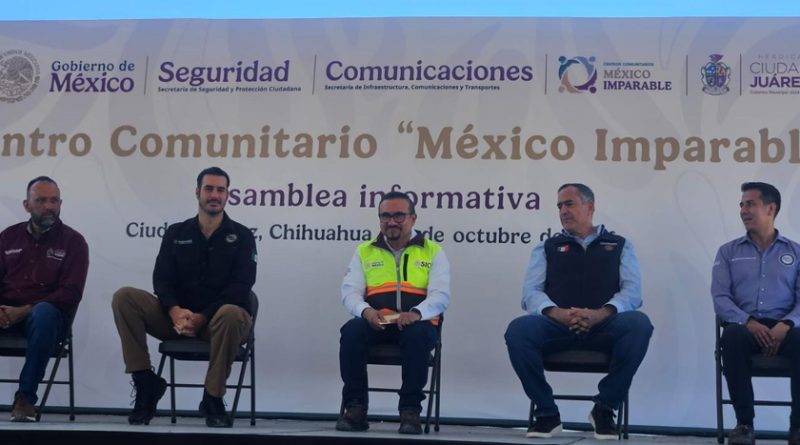 Jesús Antonio Esteva instruye obras desde SICT para reconstruir el tejido social en Chihuahua